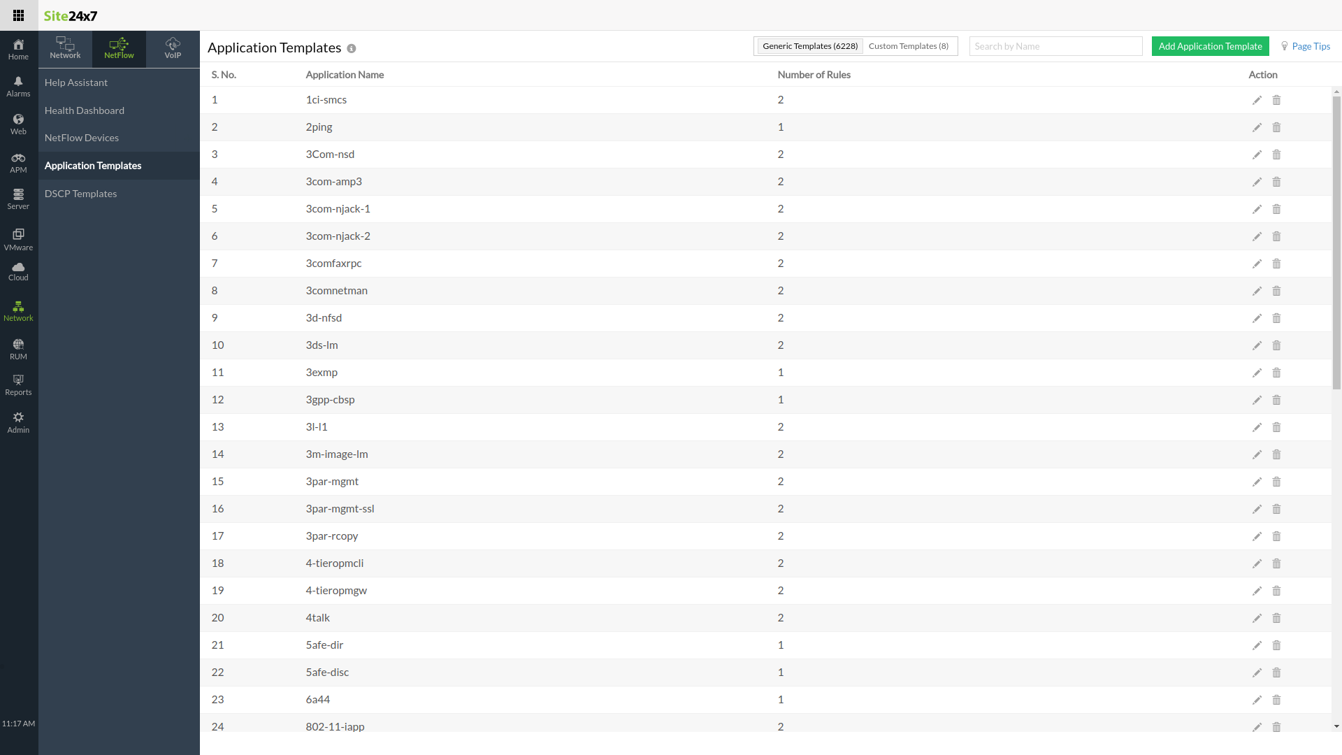 netflow-application-templates Application Template